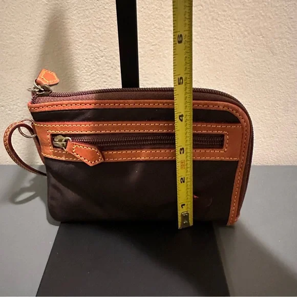 Dooney & Bourke Brown Nylon Wristlet - Picture 7 of 8